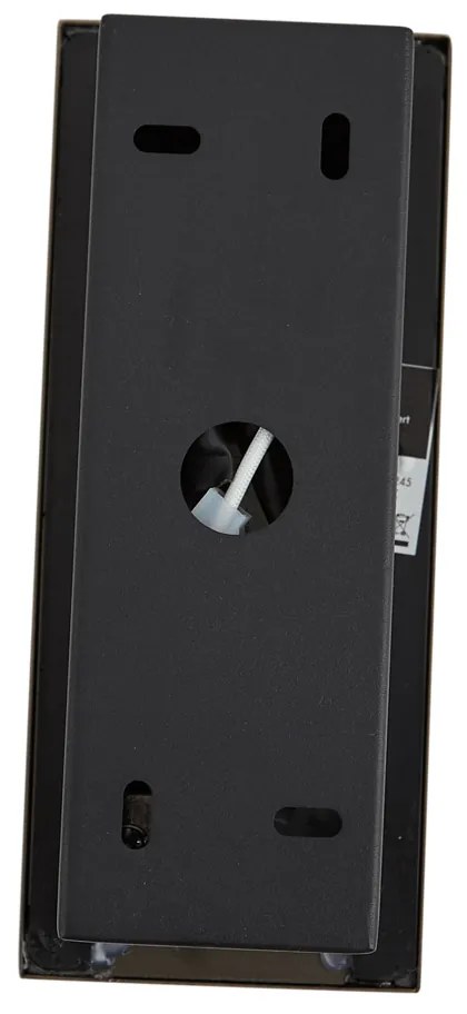 Modern fekete fali lámpa LED-del - Plaza