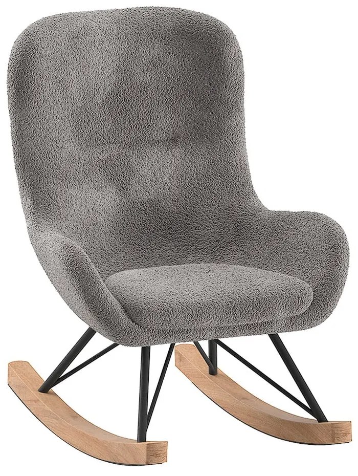 Szürke buklé gyerek hintaszék ROCKY – Vipack