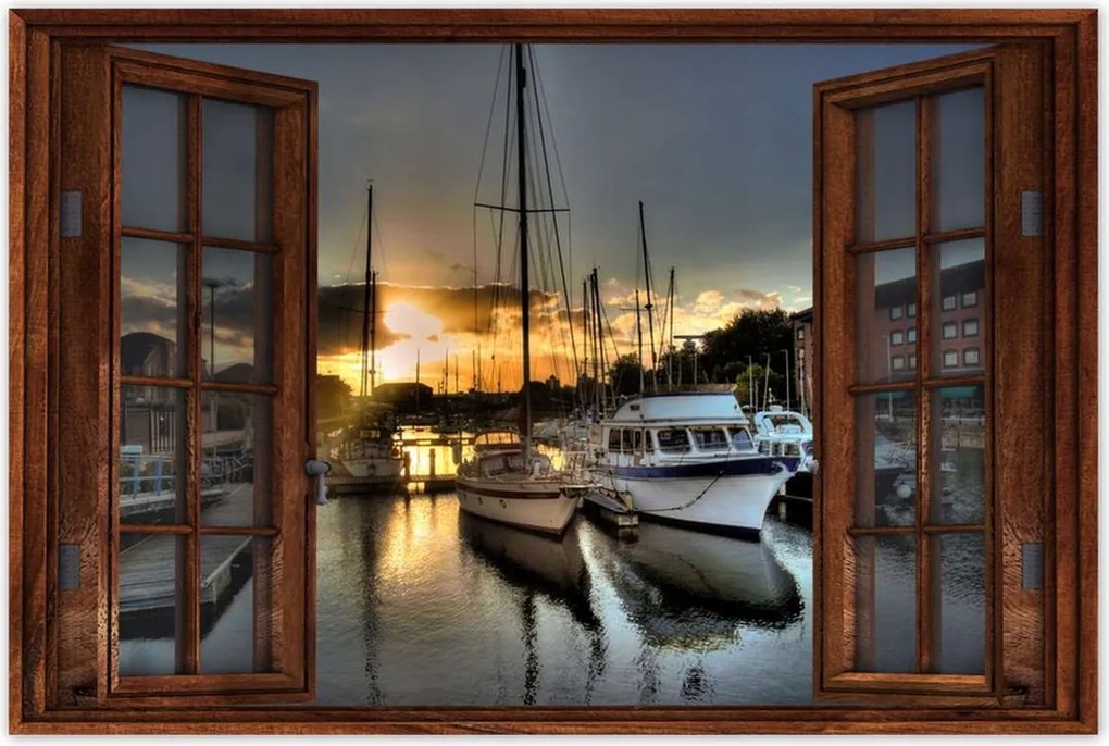 Poszterek 90x60 Nyugat a kikötőben