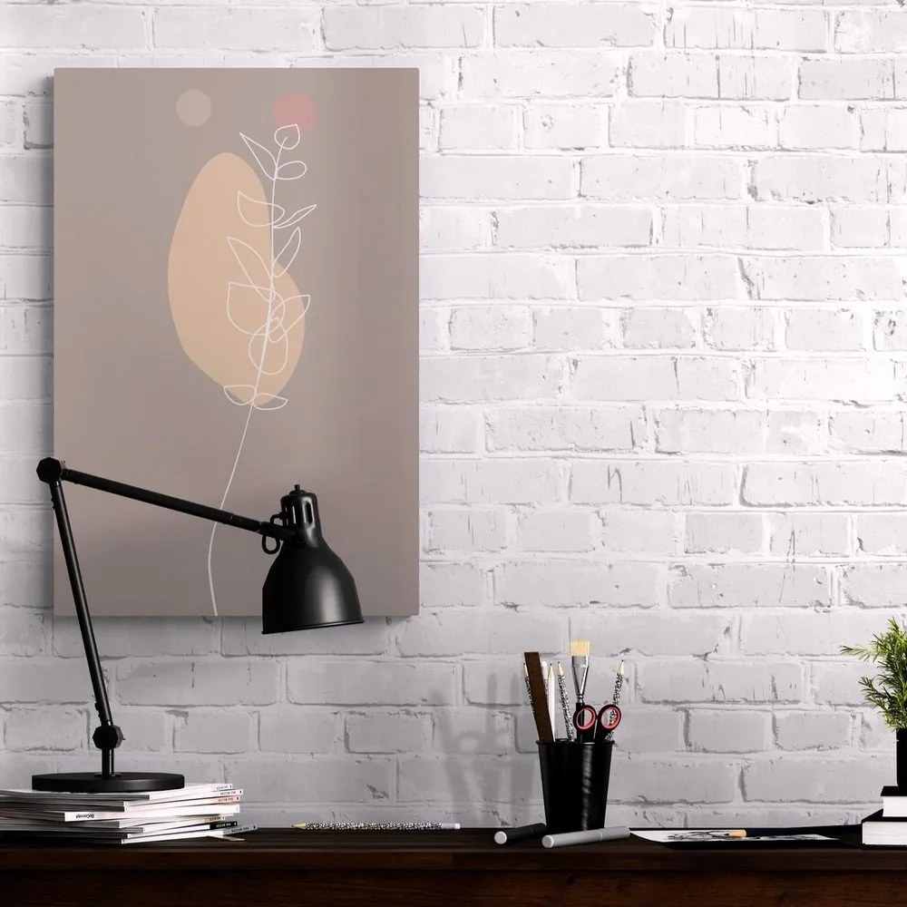 Kép minimalista levél No3