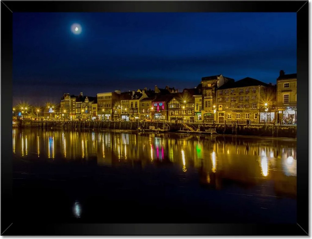 Poszterek keretben 40x30 Tengerparti város