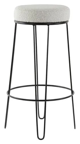 Fehér kárpitozott bárszék (ülésmagasság 73 cm) Alice – Light &amp; Living