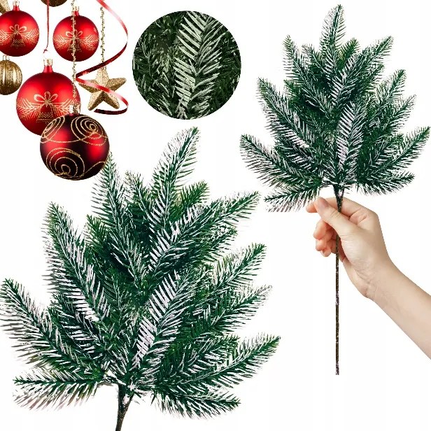 Karácsonyi ág dísz koszorúdísz 43 cm