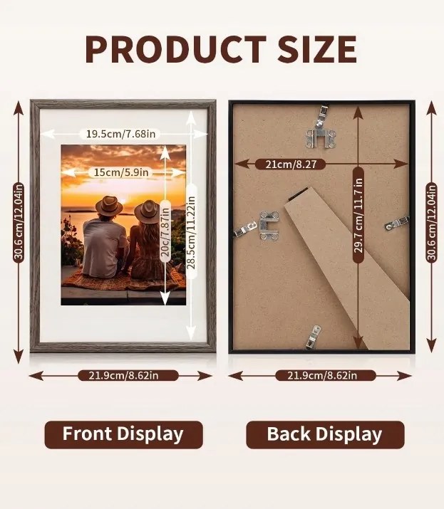 A4-es képkeret egy képhez 29,7 x 21 cm