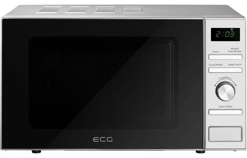 ECG MTD 2071SE mikrohullámú sütő, 20 l, ezüst