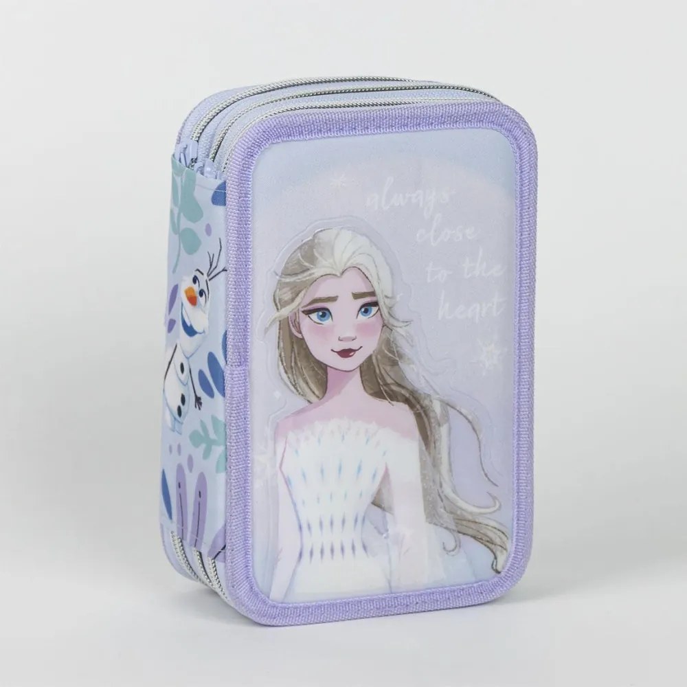 Disney Jégvarázs Elsa tolltartó töltött 3 emeletes Giotto