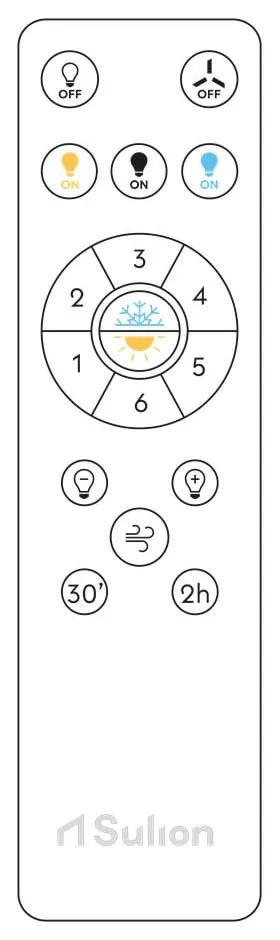 Fehér LED mennyezeti lámpa ø 15 cm Rainbow – SULION