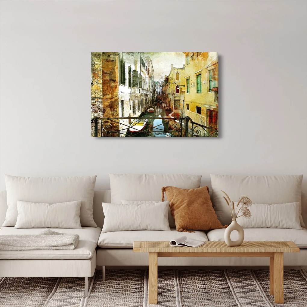 Kép - Utca Velencében (90x60 cm)