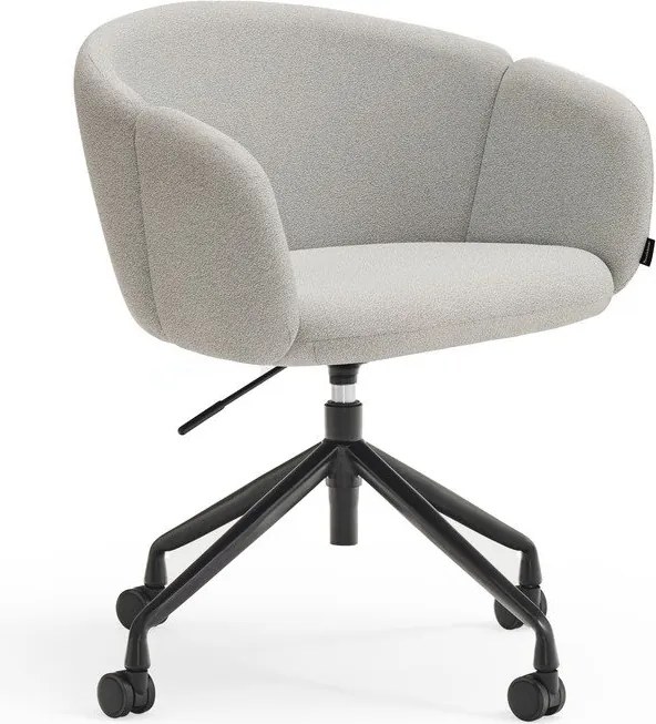 Világosszürke kárpitozott irodai szék Add – Teulat