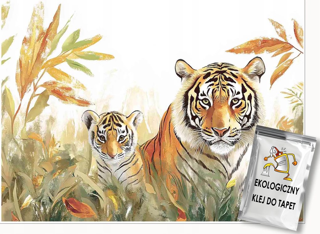 Fotótapéta Gyerekeknek Tigris Állatok Tapéta Gyerekszoba 300x210