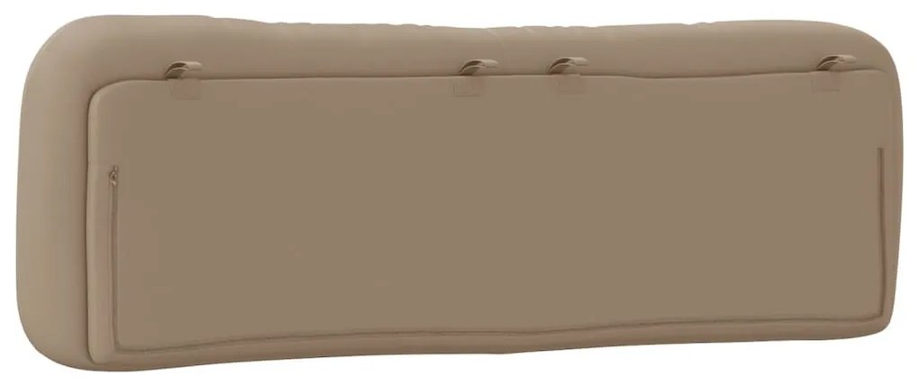 cappuccino színű műbőr fejtámla párna 160 cm