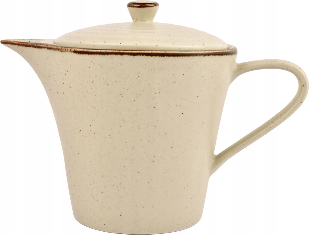 Porcelán teáskanna 1000 ml Circus Sand porcelán teáskanna
