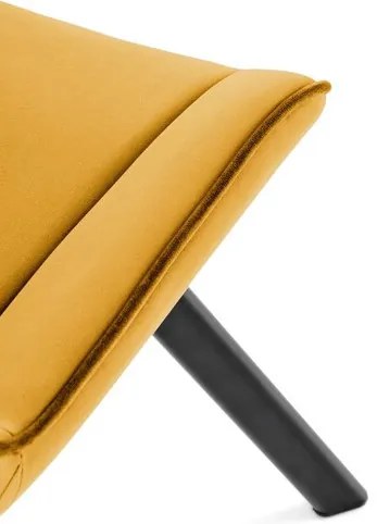 K520 forgatható étkezőszék mustár sárga