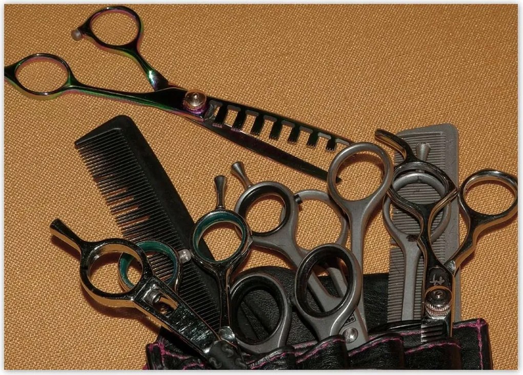 Poszterek 70x50 Fodrászfelszerelés