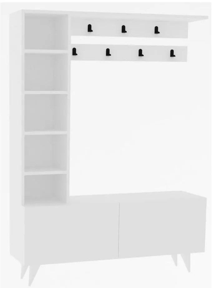 Fehér előszoba bútor Bahar – Kalune Design