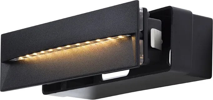 RENDL REP 18 süllyesztett lámpa fekete 230V LED 6W 90° IP65 3000K