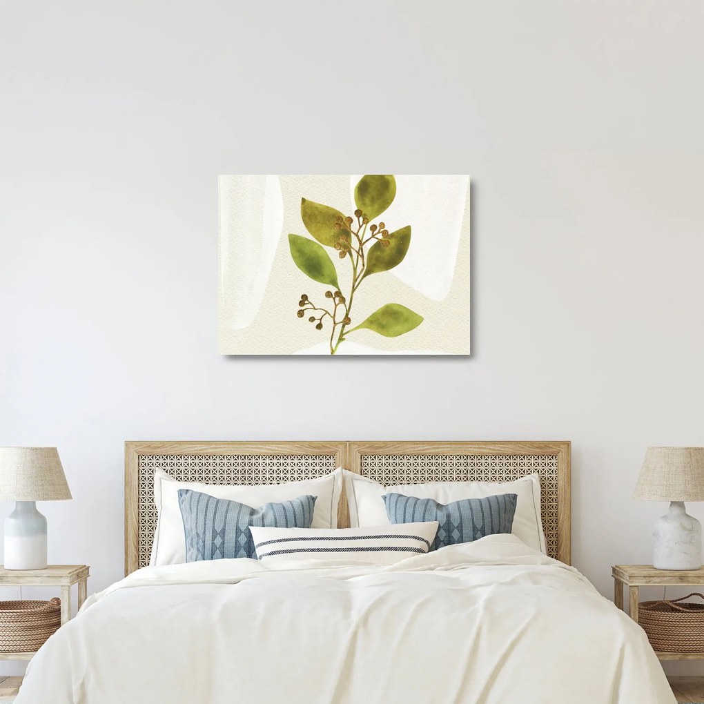 Üveg kép - Akvarell ág N⁰1 (70x50 cm)