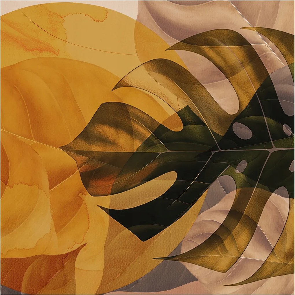 Fotótapéta Fali tapéta Hálószoba Nappali szoba Absztrakt levelek 250x250