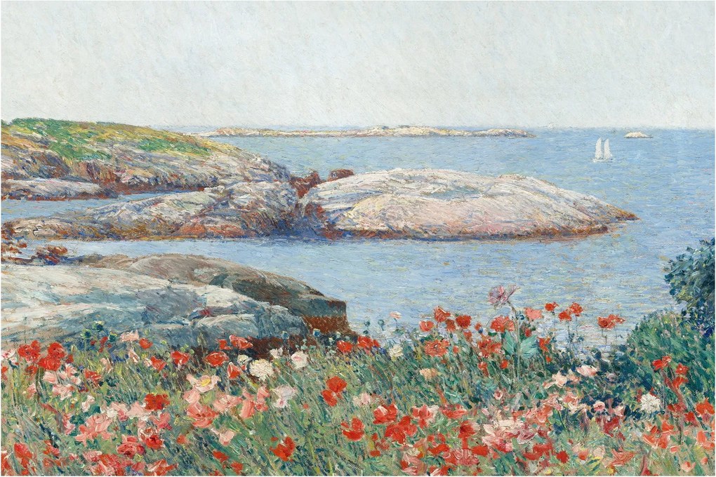 Kép - Childe Hassam, Poppies, Isles of Shoals, reprodukciók (90x60 cm)