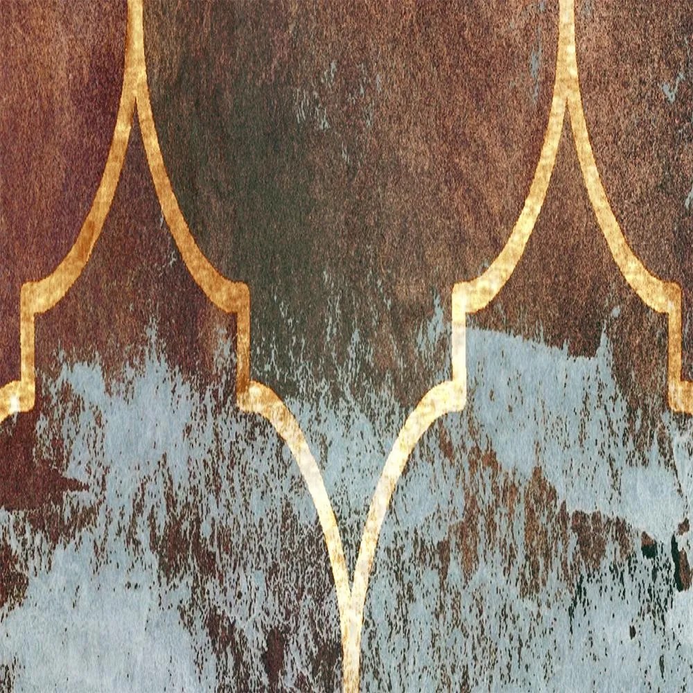 Gario Paraván Marokkói lóhere barna színben Méret: 110 x 170 cm, Kivitelezés: Forgó paraván 360°