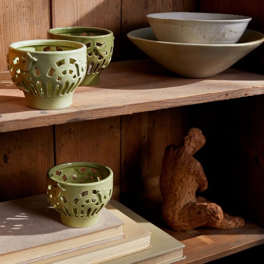 Kerámia gyertyatartó Orangery – Kähler Design