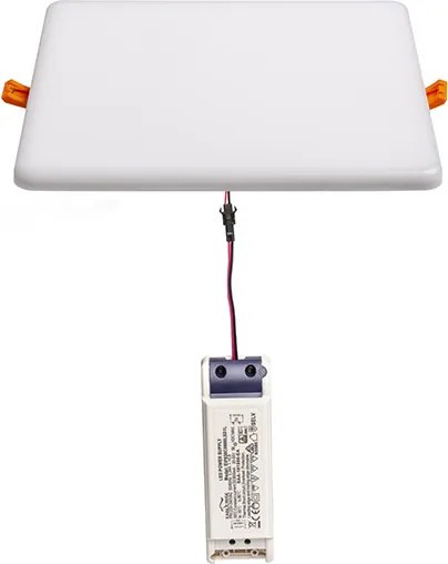 RENDL BELI SQ 21 zápustná mléčný akryl 230V LED 24W IP65 3000K