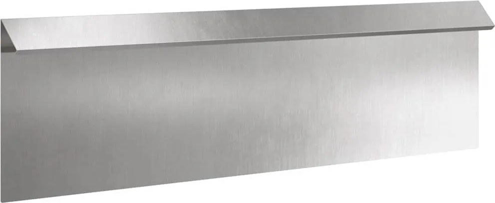 vidaXL Csiga kerítés Ezüst 100 x 3,5 x 25 cm Rozsdamentes acél