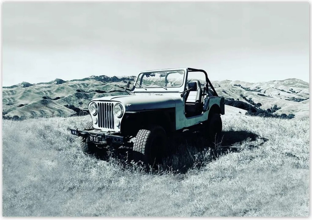 Poszterek 100x70 Jeep Wrangler Retro fotó