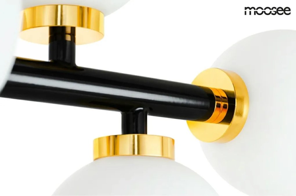 KING HOME MSE010100117 COSMO LEVEL Modern Függesztett Lámpa Fekete, Arany G4 IP20