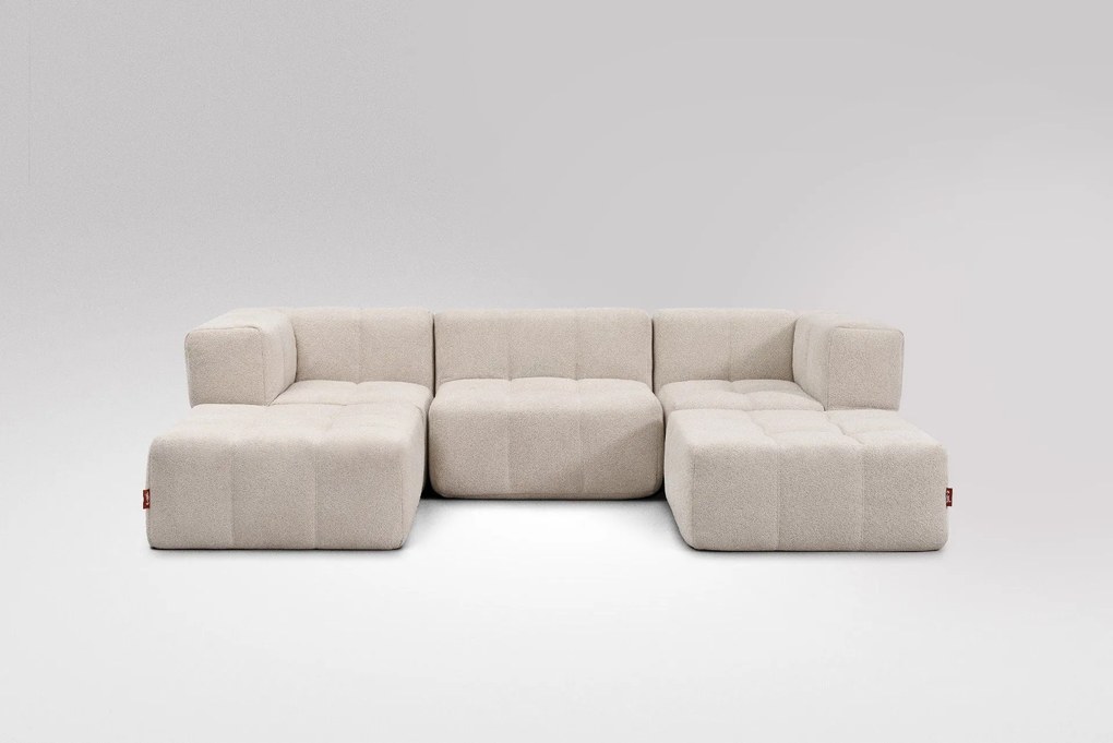 5 Teiliges Modulares Sofa – Beige