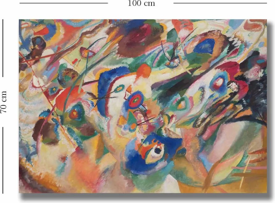Vászonkép, 70×100 cm – 70100KANDINSKY030