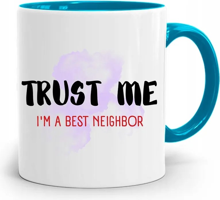 Szomszédnak Kék Ajándék Bögre fényképes nyomtatással