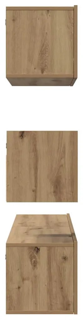 TV szekrény garnitúra 4 pcs kézműves tölgy 60 x 30 x 30 cm