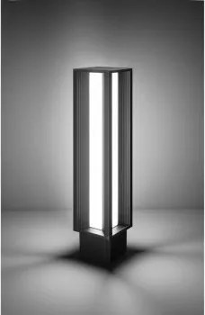 NOVOLUX 932A-L3133B-02 AURA Modern Kültéri Állólámpa Fehér, Fekete LED IP65