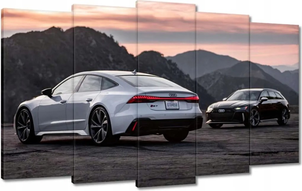Képek 100x60 Fehér Audi RS7 Audice