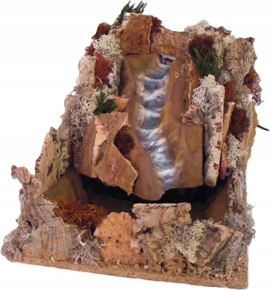 Csodaszép vízesés elektromos vízpumpával Betlehemhez 26 x 40 x 25cm