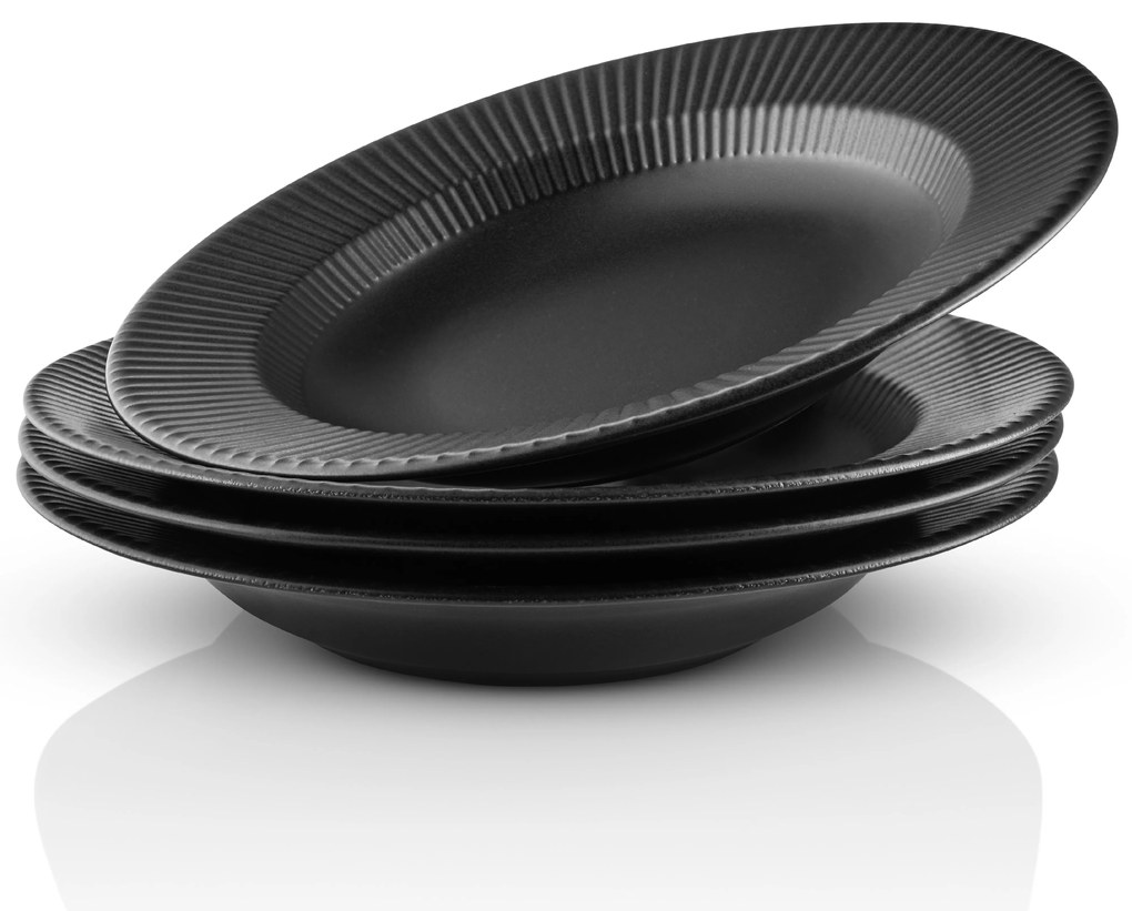 Legio Nova Plate 25 cm mély, fekete - Eva Solo