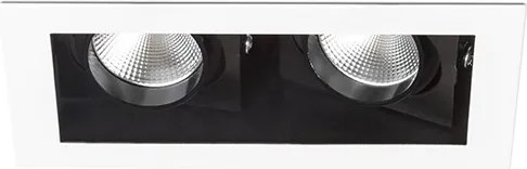 RENDL BONDY II zápustná bílá 230V LED 2x7W 24° 3000K
