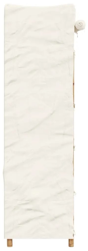 vidaXL bambusz ruhásszekrény 110 x 45 x 170 cm