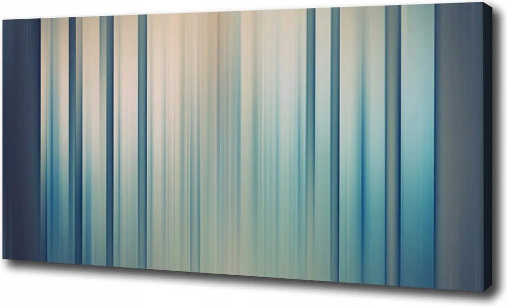 Vászonkép Kék csíkos 120x60 cm
