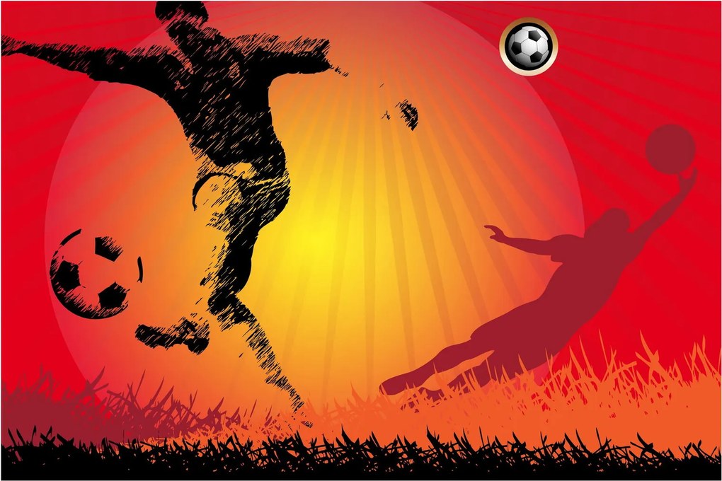 Kép - futball (90x60 cm)