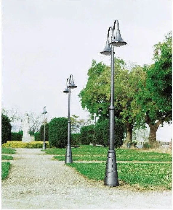 NOVOLUX 672E-L0234B-04 PANA Kandeláber Antracit, Fehér LED IP65