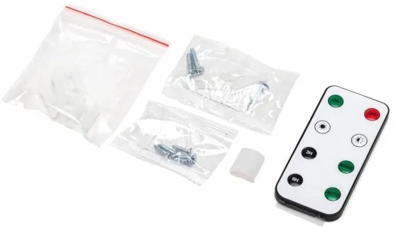 Aigostar - LED Dimmelhető napelemes szalag LED/1,6W/3,2V 3 m 6500K IP65 + távirányító