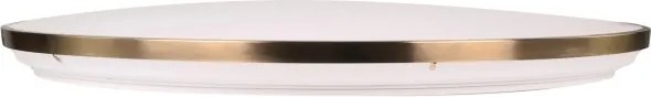 LED dimmelhető mennyezeti lámpa KERN LED/80W/230V, átm. 80 cm, arany + távirányító