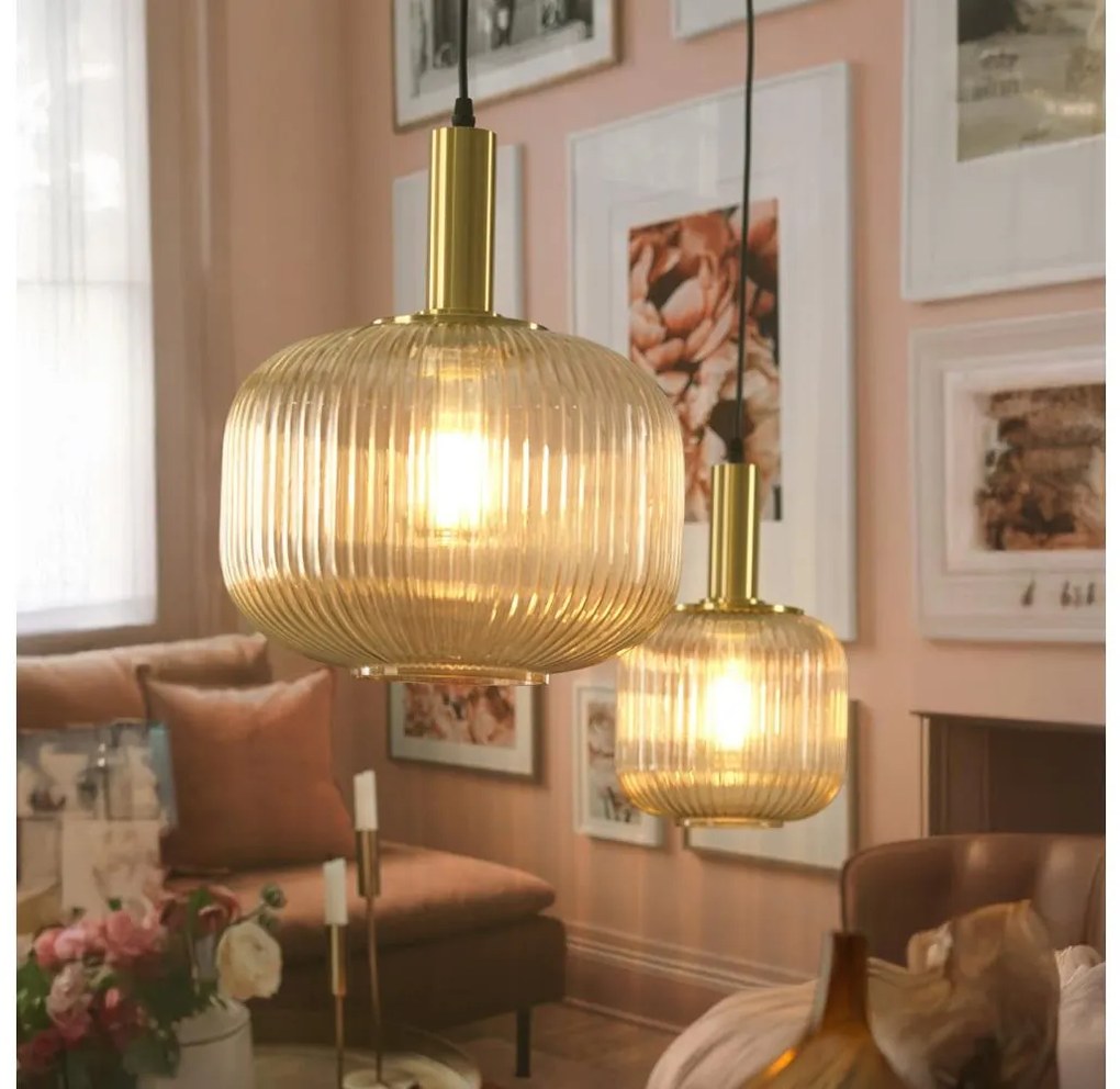 ONLI - Csillár zsinóron DOROTY 1xE27/22W/230V átm. 20 cm