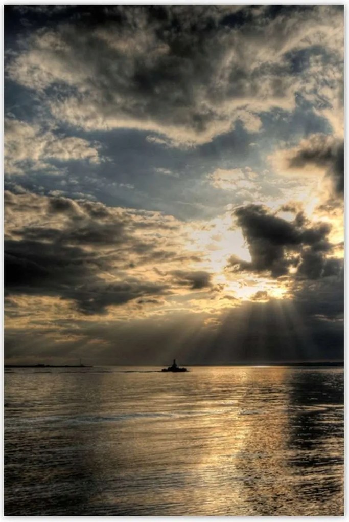 Poszterek 80x120 Naplemente a felhők között