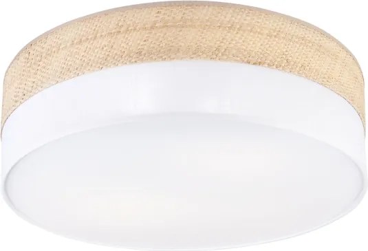 Mennyezeti lámpa SIRJA BOHO 2xE27/15W/230V átmérő 45 cm bézs/fehér