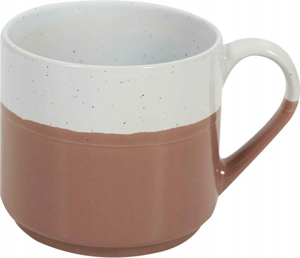 Jumelle Kerámia Bögre 330 ml rózsaszín, pöttyös