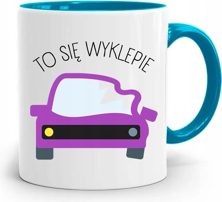 Kék Mechanikus Bögre, fényképes nyomattal