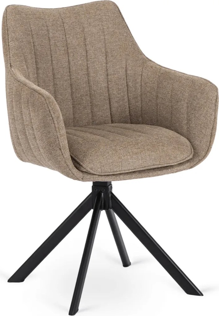 Krzesło Obrotowe MUMBAI Beżowe